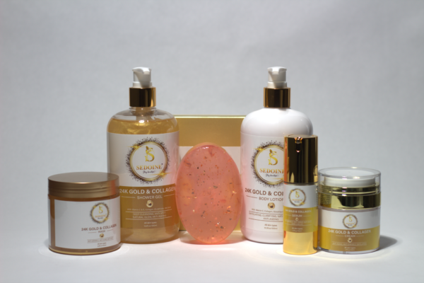 Royal Glow 24K Gold & Collagen Soap - Face & Body - Image 3